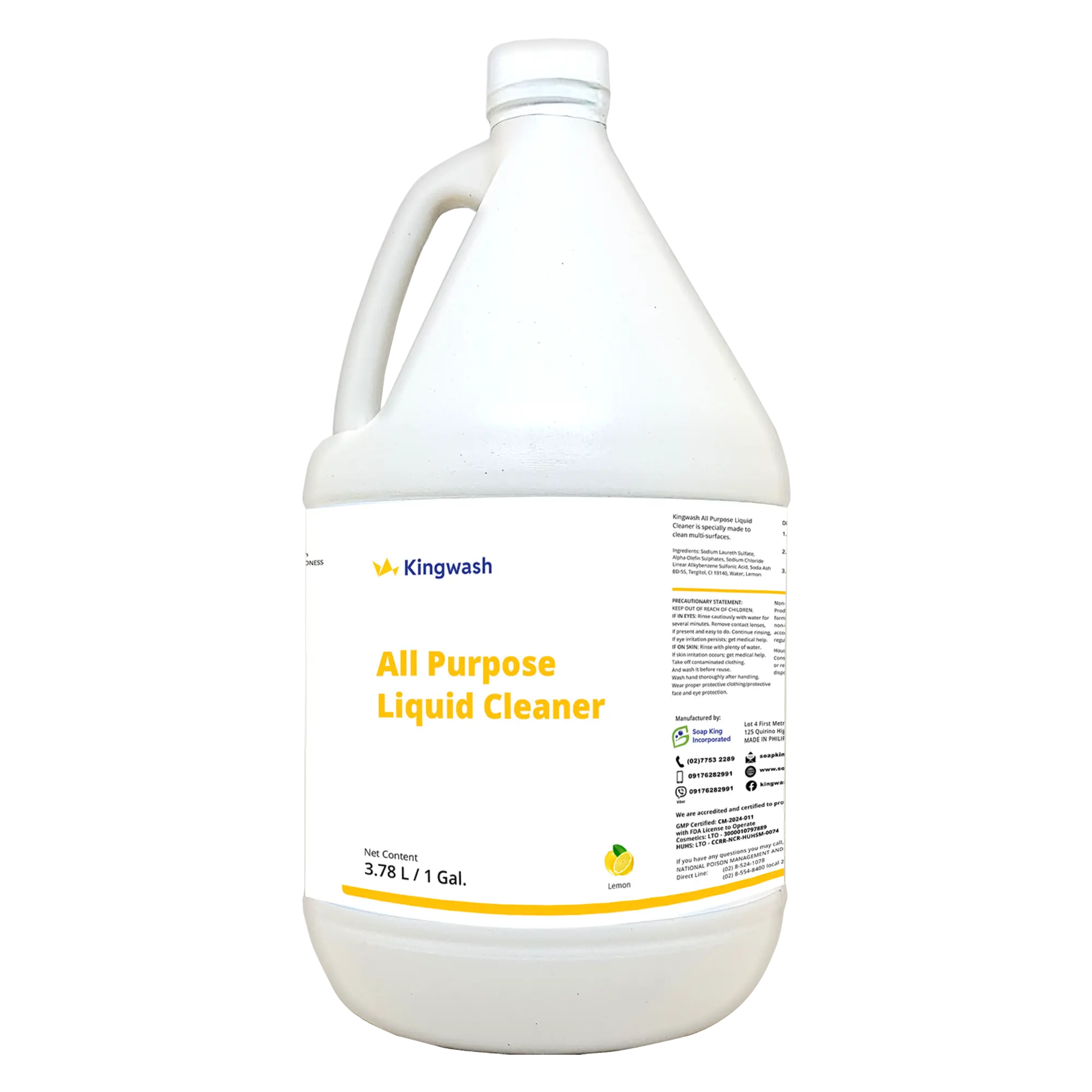 KINGWASH ALL PURPOSE LIQUID CLEANER - LEMON